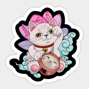 Lucky Cat Sticker